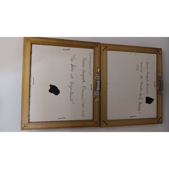 Pierre Auguste Renoir The Seine at Argenteuil Ball at the Moulin Mini Set of 2 - Picture 2 of 4